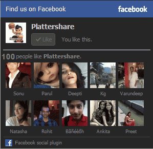 Milestone number 1 on Plattershare's page in the book of Faces ::: Facebook - Plattershare - Recipes, food stories and food lovers