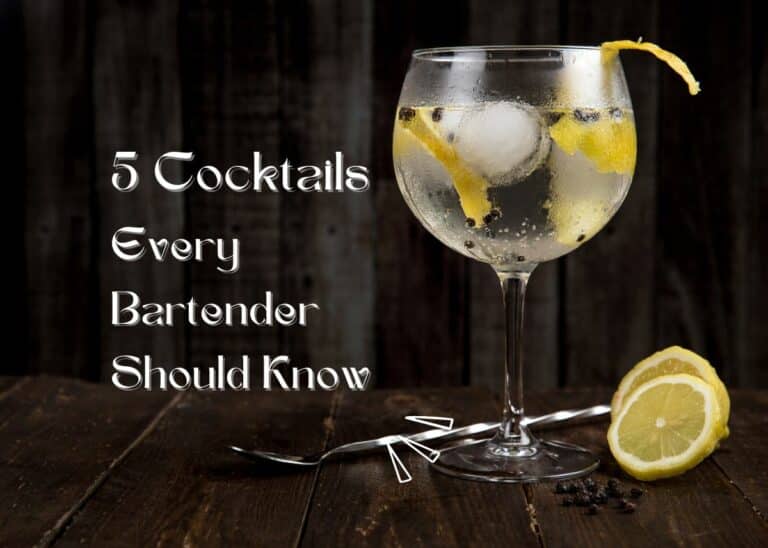 The Best 5 Cocktails Every Bartender Should Know How To Make