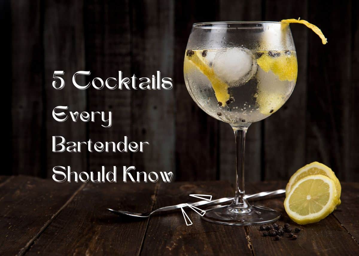 The Best 5 Cocktails Every Bartender Should Know How To Make
