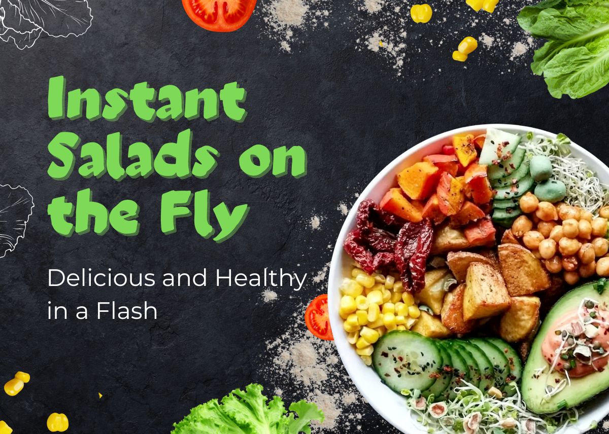 Instant Salads on the Fly - Delicious and Healthy in a Flash