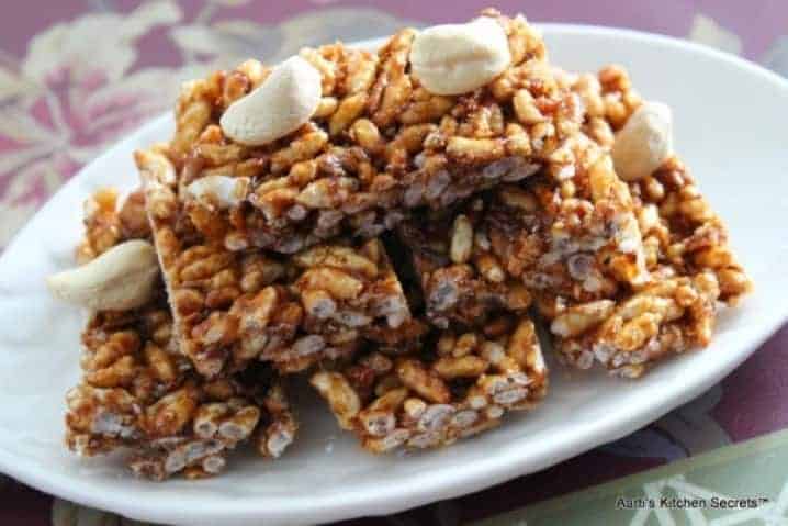 Puffed Rice Bars - Plattershare - Recipes, food stories and food lovers