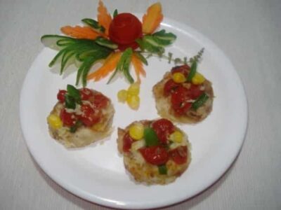 Paneer Billini with Cherry Tomato Relish: Savory Indian Pancakes - Plattershare - Recipes, food stories and food lovers Paneer Billini with Cherry Tomato Relish: Savory Indian Pancakes.