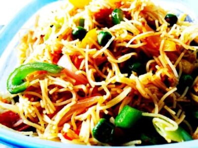 4 Pepper Schezwan Fried Vermicelli - Plattershare - Recipes, food stories and food lovers