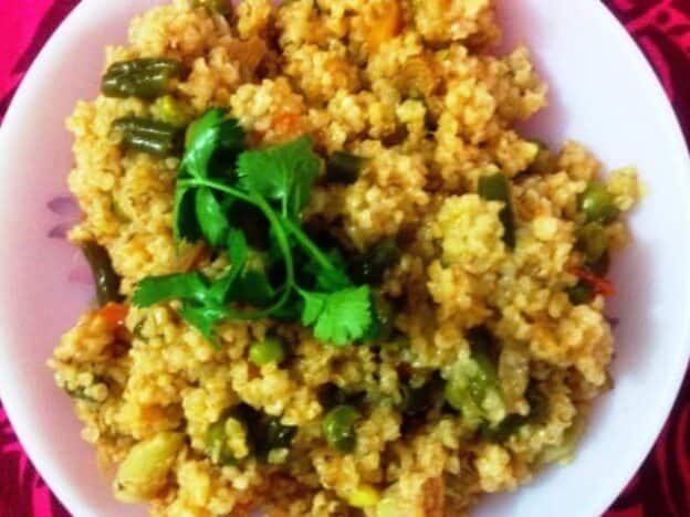 Veggie Cracked Wheat (Daliya) - Plattershare - Recipes, Food Stories And Food Enthusiasts