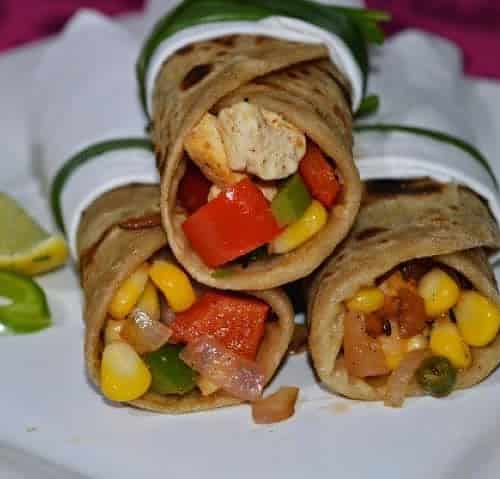 Corn And Cheese Wrap - Plattershare - Recipes, Food Stories And Food Enthusiasts