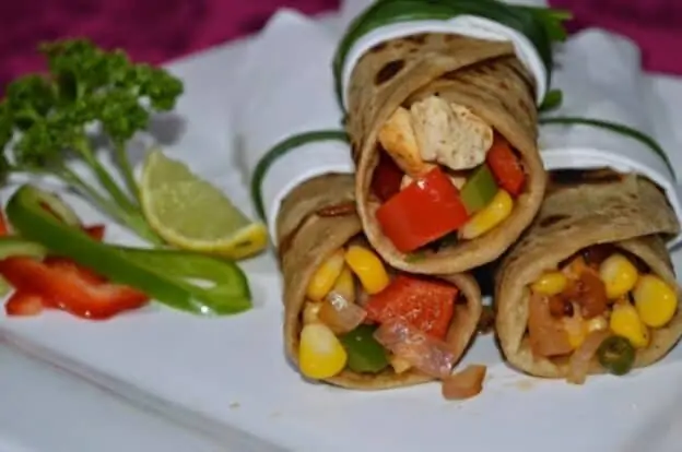 Corn And Cheese Wrap - Plattershare - Recipes, Food Stories And Food Enthusiasts