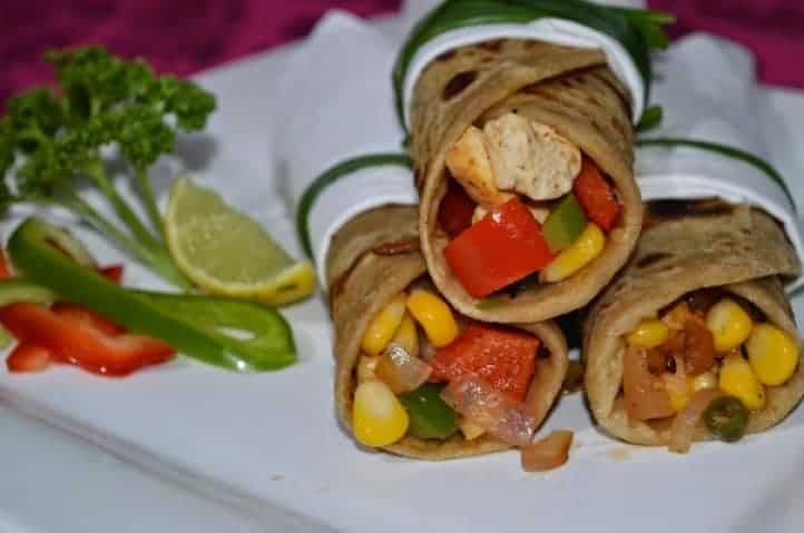 Corn And Cheese Wrap - Plattershare - Recipes, food stories and food lovers