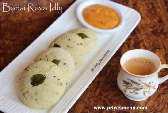 Bansi Rava Idly - Plattershare - Recipes, food stories and food lovers
