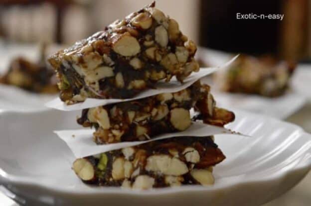 Dry Fruit Chikki With Coconut Sugar - Plattershare - Recipes, Food Stories And Food Enthusiasts