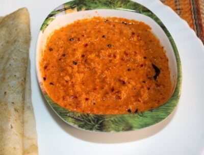 Fiery Garlic Red Chili Chutney: A Vibrant Indian Condiment - Plattershare - Recipes, food stories and food lovers Fiery Garlic Red Chili Chutney: A Vibrant Indian Condiment - Plattershare - Recipes, food stories and food lovers