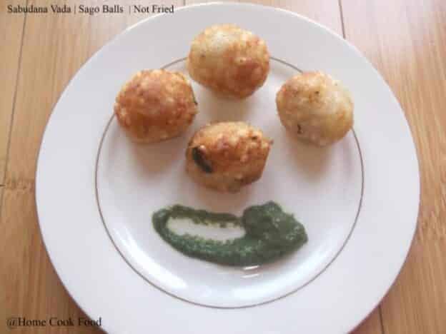 Sabudana Vada - Not Fried - Plattershare - Recipes, Food Stories And Food Enthusiasts