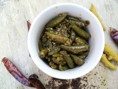Green Chilli Pickle - Plattershare - Recipes, food stories and food lovers