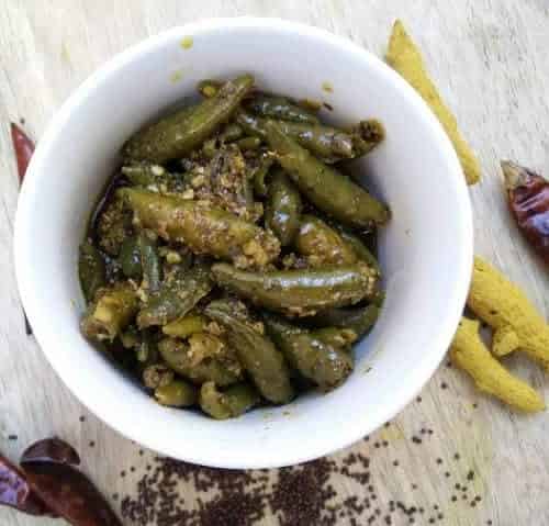 Green Chilli Pickle - Plattershare - Recipes, food stories and food enthusiasts