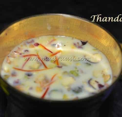 Thandai - Plattershare - Recipes, food stories and food enthusiasts