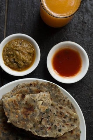 Green Olives Paratha -Indian Flatbread With Italian Twist - Plattershare - Recipes, food stories and food lovers