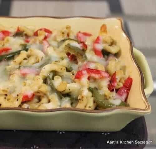Bell Pepper & Cheese Macaroni - Plattershare - Recipes, food stories and food enthusiasts