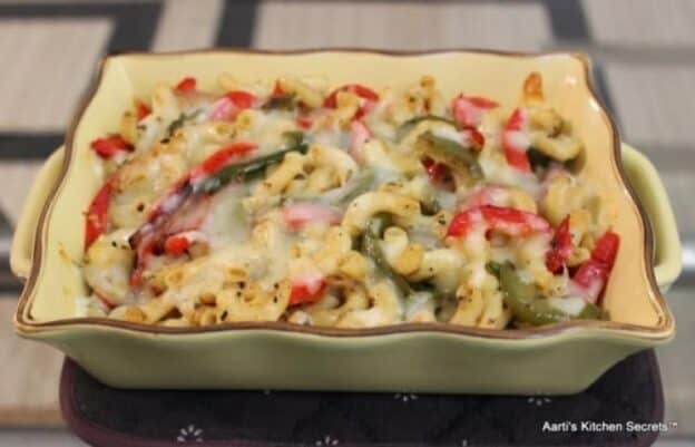 Bell Pepper &Amp; Cheese Macaroni - Plattershare - Recipes, Food Stories And Food Enthusiasts