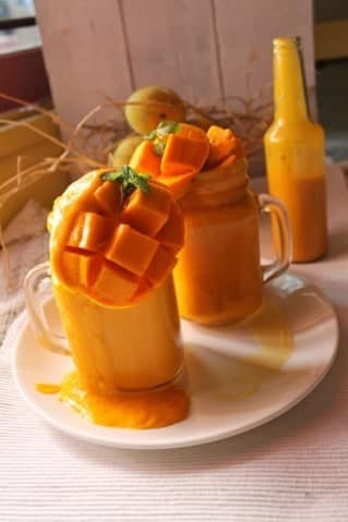 No Sugar Mango Milkshake - Plattershare - Recipes, food stories and food lovers