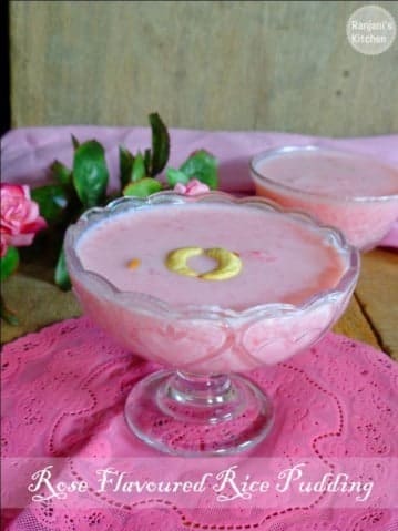 Rose Flavoured Rice Pudding - Plattershare - Recipes, food stories and food lovers