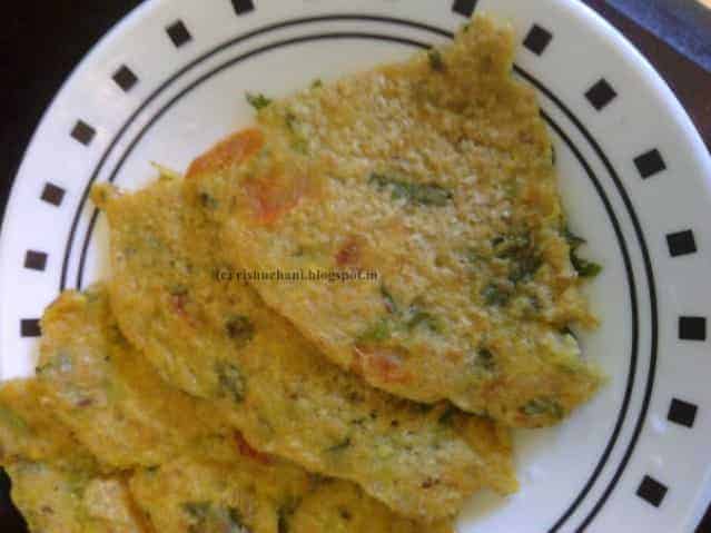 Oats Veggie Pancake - Plattershare - Recipes, food stories and food lovers