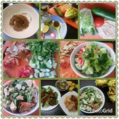 Fattous With Zatar Salad ( Arabic Salad) - Plattershare - Recipes, food stories and food lovers
