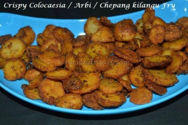 Crispy Colocaesia Fry - Plattershare - Recipes, Food Stories And Food Enthusiasts