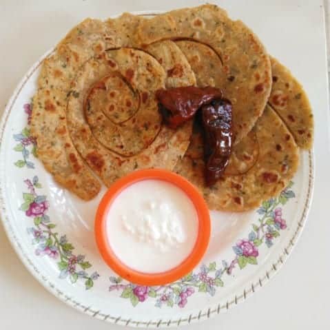 Makai Paratha - Plattershare - Recipes, Food Stories And Food Enthusiasts