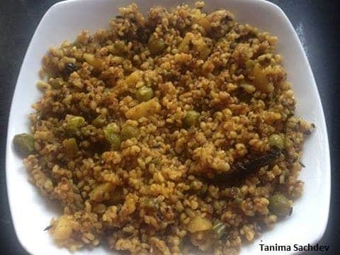Masala Daliya - Plattershare - Recipes, Food Stories And Food Enthusiasts