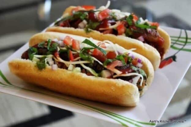 Veggie Hot Dog - Plattershare - Recipes, Food Stories And Food Enthusiasts