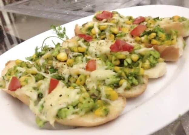 Corn Chutney Open Sandwiches - Plattershare - Recipes, Food Stories And Food Enthusiasts