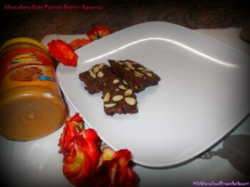 Chocolate Oats Peanut Butter Squares - Plattershare - Recipes, food stories and food lovers