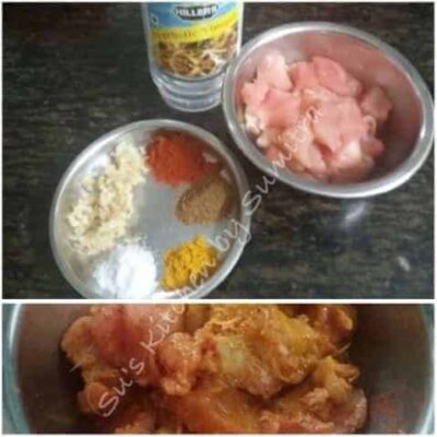 Spicy Chicken & Eggplant Pickle (Murg Aur Baigan Ka Achar) - Plattershare - Recipes, food stories and food lovers Spicy Chicken and eggplant ingredients for making Murg Aur Baigan Ka Achar.