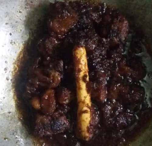 Fiery Fried Mutton/Gosht - Plattershare - Recipes, food stories and food enthusiasts