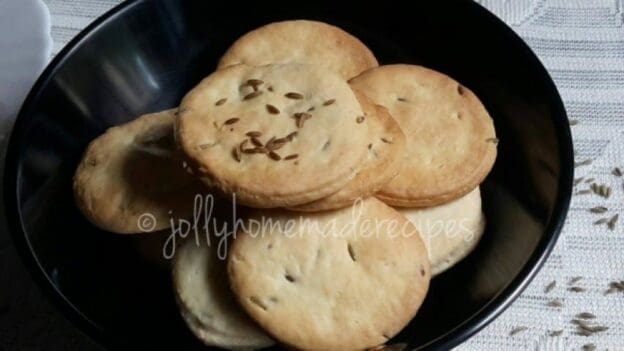 Eggless Cumin Cookies Recipe Aka Jeera Biscuit Recipe - Plattershare - Recipes, Food Stories And Food Enthusiasts