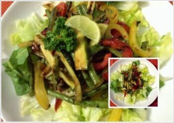 Green Beans & Vegetable Salad - Plattershare - Recipes, food stories and food lovers