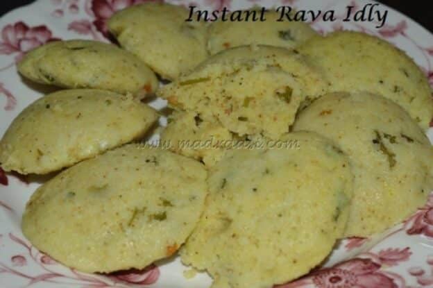 Rava Idly / Semolina Idly (Instant) - Plattershare - Recipes, Food Stories And Food Enthusiasts