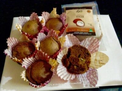 Whole Wheat - Banana Muffins With Organic Coconut Sugar - Plattershare - Recipes, food stories and food lovers