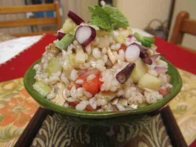 Barley Upma With Yogurt Dip - Plattershare - Recipes, food stories and food enthusiasts