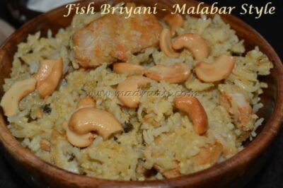 Fish Briyani â???? Malabar Style - Plattershare - Recipes, food stories and food lovers