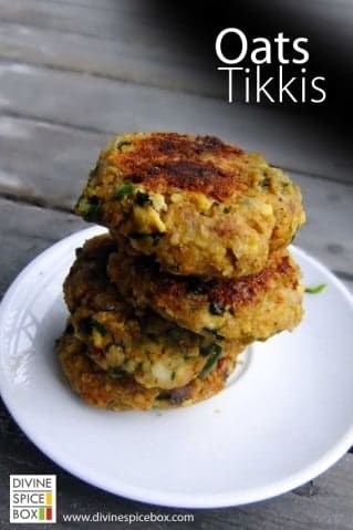 Oats Tikkis - Plattershare - Recipes, Food Stories And Food Enthusiasts