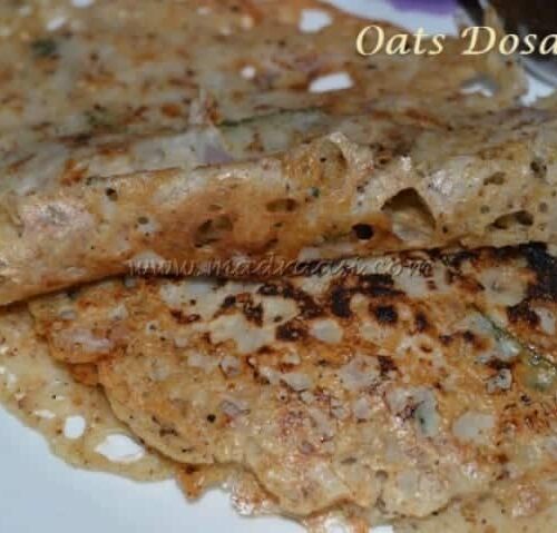 Instant Oats Dosa - Plattershare - Recipes, food stories and food enthusiasts