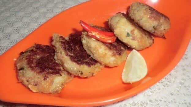 Leftover Rice Tikki - Plattershare - Recipes, Food Stories And Food Enthusiasts