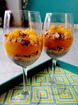 Mango Chia Parfait - Plattershare - Recipes, food stories and food enthusiasts