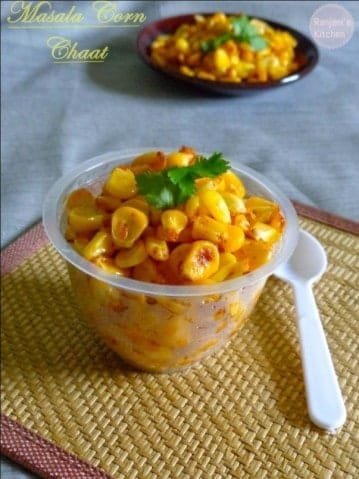 Masala Corn Chaat - Plattershare - Recipes, Food Stories And Food Enthusiasts