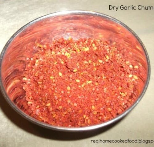 Dry Garlic Chutney - Plattershare - Recipes, Food Stories And Food Enthusiasts