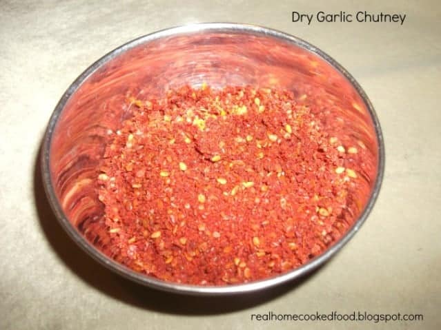 Dry Garlic Chutney - Plattershare - Recipes, food stories and food lovers