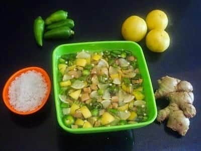Neer Elumichangai (Oil-Free Lemon Pickle) - Plattershare - Recipes, food stories and food lovers