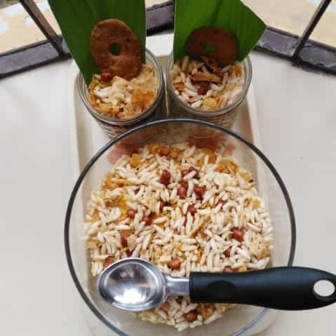 Jhalmoorii (Puffed Rice) - Plattershare - Recipes, Food Stories And Food Enthusiasts