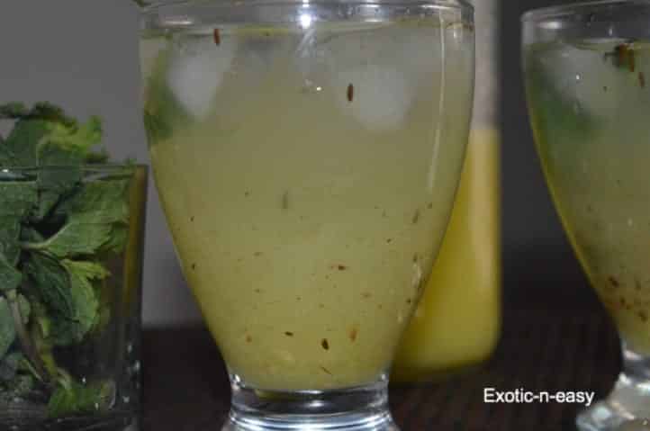 Raw Mango Chiller - Plattershare - Recipes, food stories and food lovers