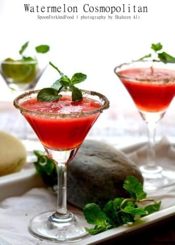 Watermelon Cosmopolitan - Plattershare - Recipes, food stories and food lovers